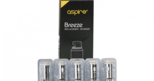 Breeze Replacement Coils By Aspire 5 Pcs Per Pack Ww Vape